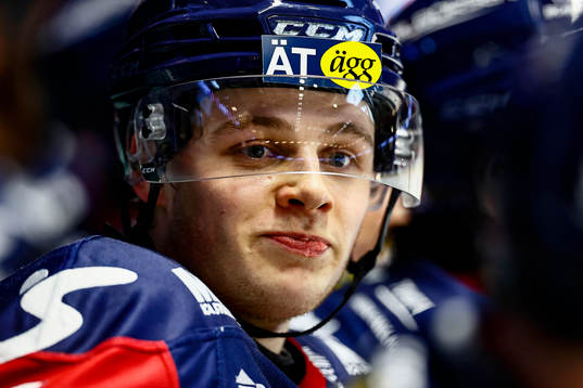 Linköpings Mattias Hävelid jublar