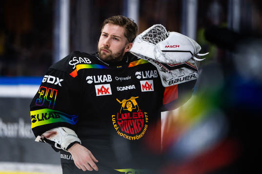 Luleås målvakt Joel Lassinantti