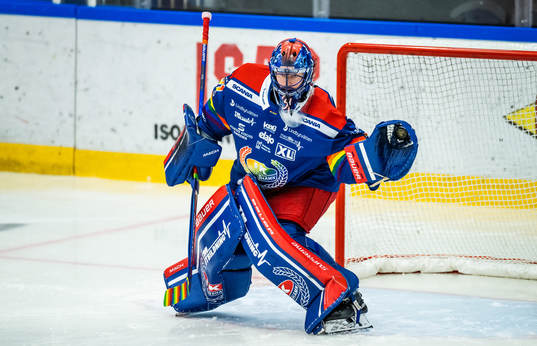 Oskarshamns målvakt Tim Juel