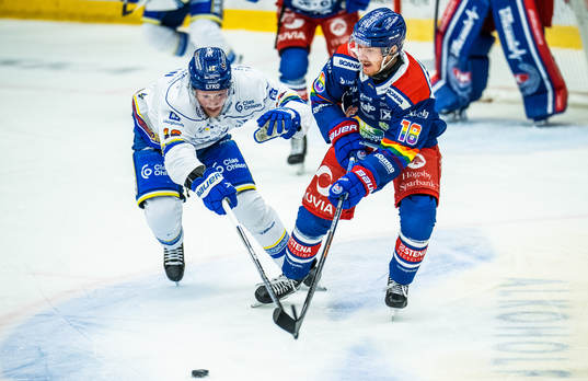 Leksands Kalle Östman och Oskarshamns Niclas Burström