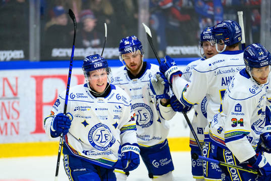 Leksands Kalle Östman jublar