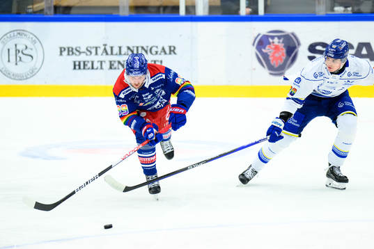 Oskarshamns Patrik Karlkvist och Leksands Lian Bichsel