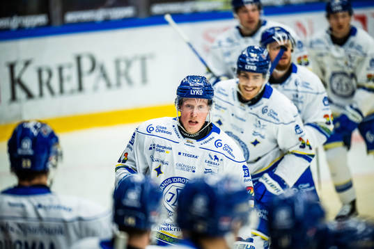 Leksands Kalle Östman jublar