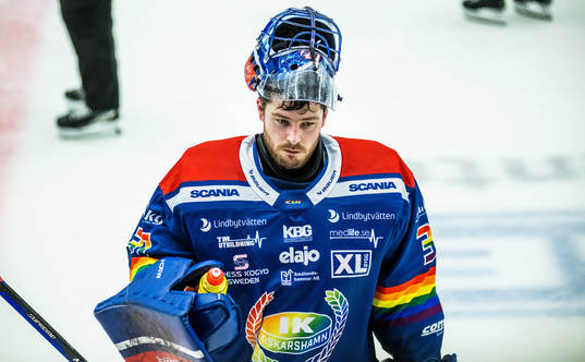 Oskarshamns målvakt Tim Juel