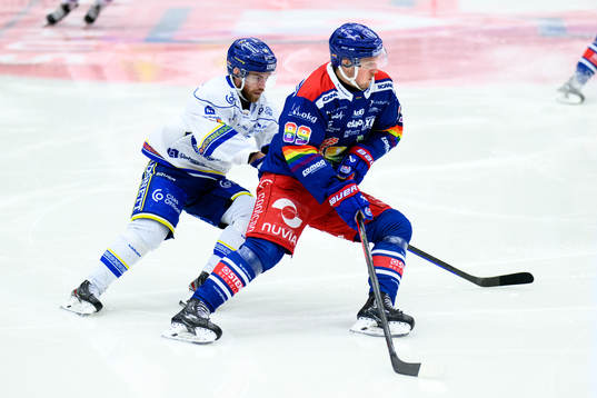 Leksands Oskar Lang och Oskarshamns Patrik Karlkvist