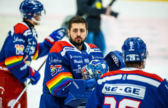 Oskarshamns målvakt Joe Cannata