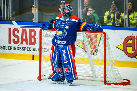 Oskarshamns målvakt Tim Juel