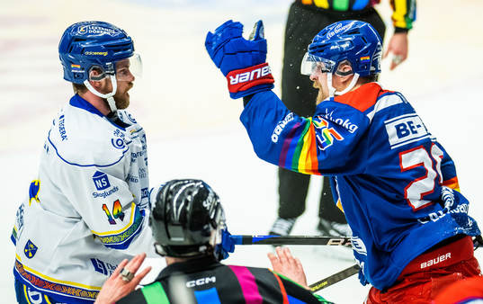 Leksands Oskar Lang och Oskarshamns Johannes Salmonsson i