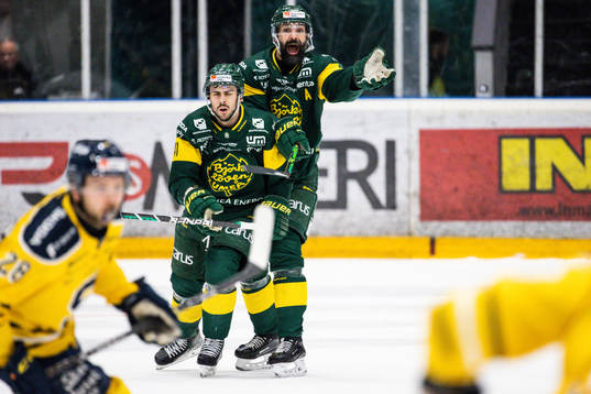 Björklövens Daniel Rahimi reagerar