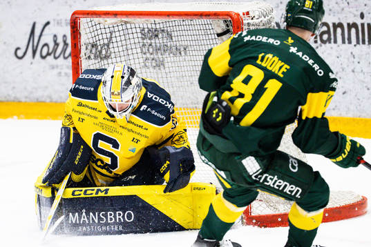 Södertäljes målvakt Nikita Talapila