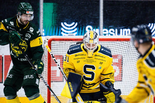 Södertäljes målvakt Nikita Talapila