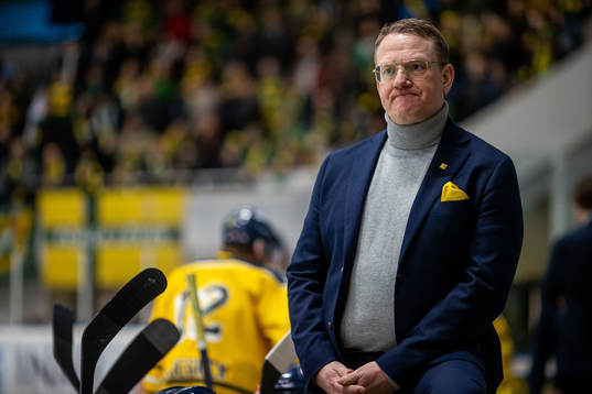 Södertäljes tränare Magnus Bogren