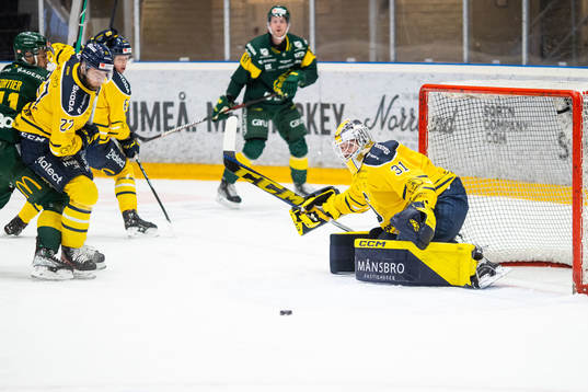 Södertäljes målvakt Nikita Talapila