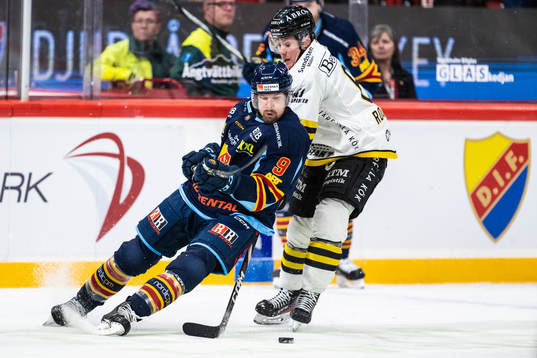 Djurgårdens Cameron Ernst Schilling och AIKs Adam Rockwood