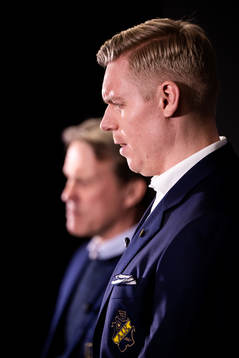 Djurgårdens tränare Johan Garpenlöv och AIKs tränare