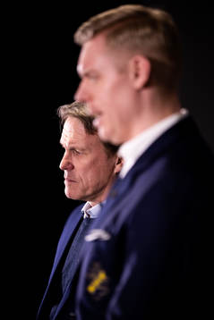 Djurgårdens tränare Johan Garpenlöv och AIKs tränare