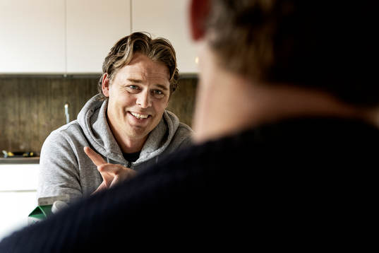 Tränare Fredrik Holmberg