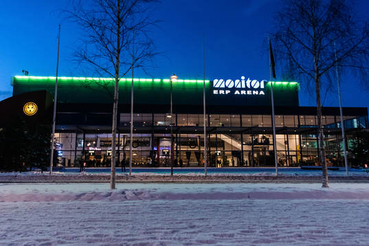 Vy över Monitor ERP Arena