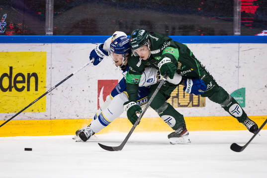 Leksands Olle Alsing och Färjestads Daniel Viksten