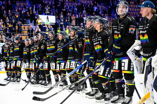HV71s spelare jublar