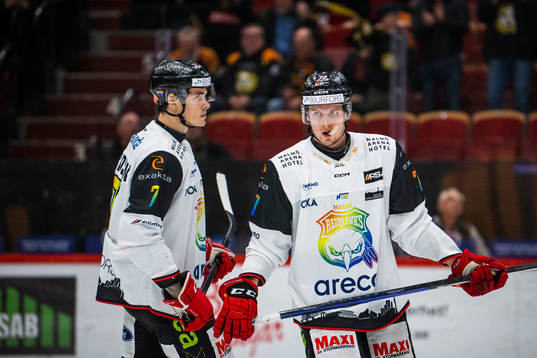 Malmö Redhawks Adam Ollas Mattsson och Oliver Lauridsen