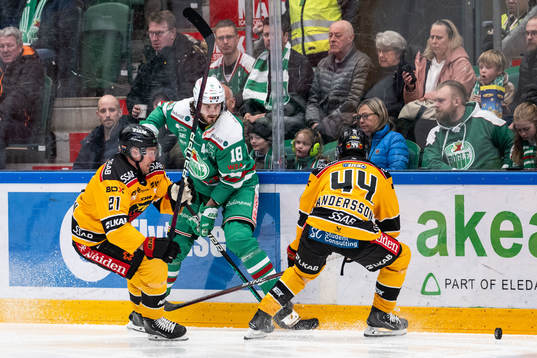 Luleås Juhani Tyrväinen och Jonathan Andersson