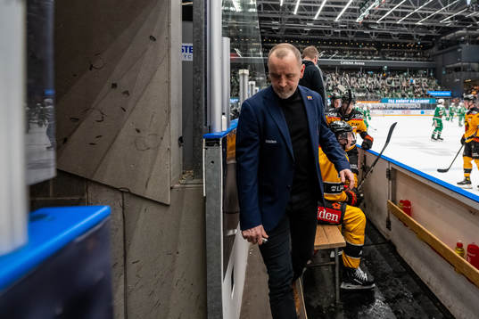 Luleås tränare Thomas Berglund deppar