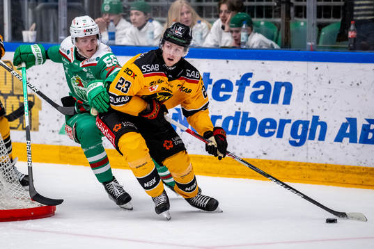 Rögles Adam Engström  och Luleås Jesper Sellgren