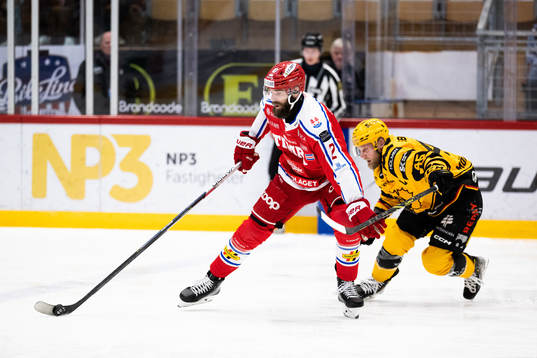 Timrås Per Svensson och Skellefteås Oscar Möller