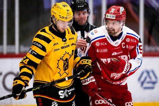 Skellefteås Jonathan Pudas och Timrås Anton Lander