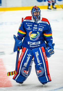 Oskarshamns målvakt Tim Juel