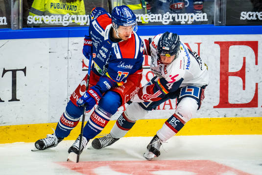 Oskarshamns Jonas Engström och Linköpings Mattias Hävelid