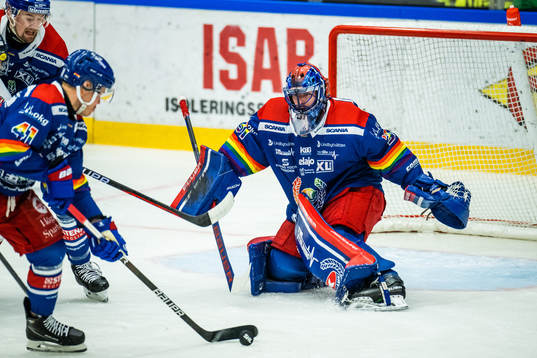 Oskarshamns målvakt Tim Juel