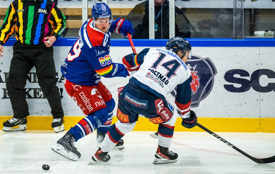 Oskarshamns Patrik Karlkvist och Linköpings Arvid Costmar