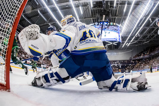 Leksands målvakt Mantas Armalis