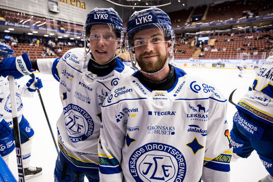 Leksands Kalle Östman och Oskar Lang pride ambassadörer