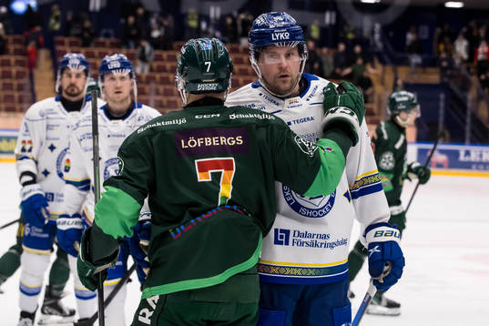 Leksands Jonas Ahnelöv och Färjestads Axel Bergkvist