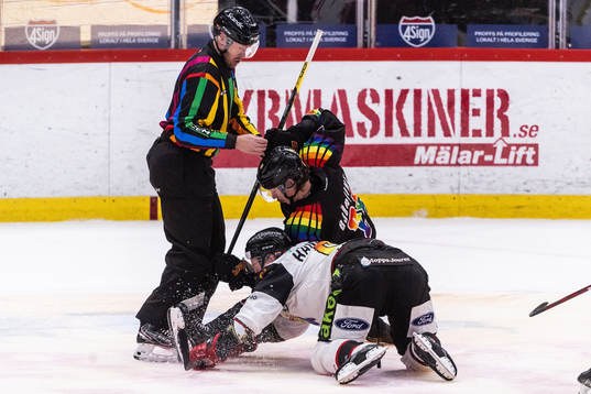 Brynäs Hannes Björninen och Malmö Redhawks Fredrik