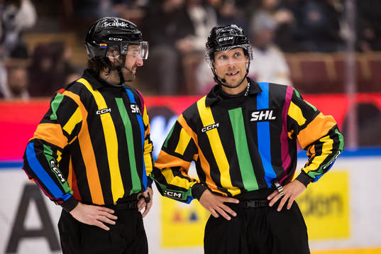 Domare Mikael Sjöqvist och Domare Andreas Harnebring