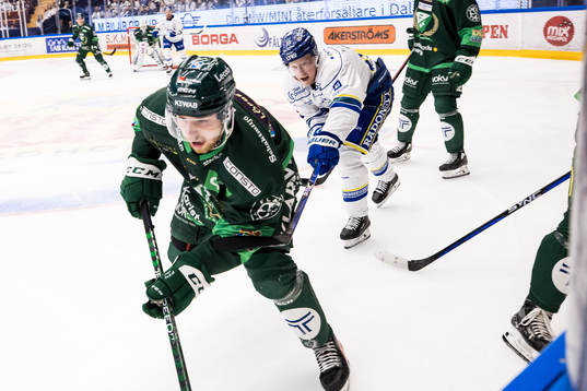 Färjestads Marcus Westfält och Leksands Kalle Östman