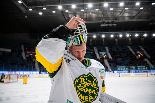 Björklövens målvakt Joona Voutilainen