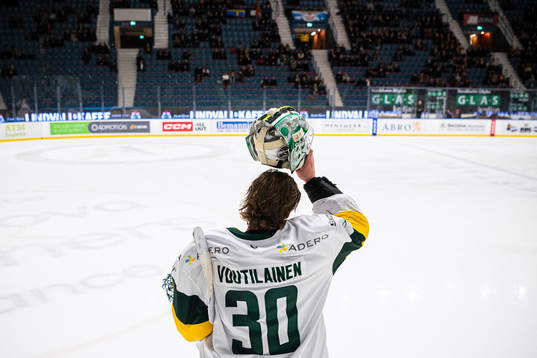 Björklövens målvakt Joona Voutilainen