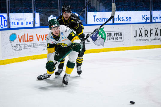AIKs Renars Krastenbergs och Björklövens Linus Cronholm