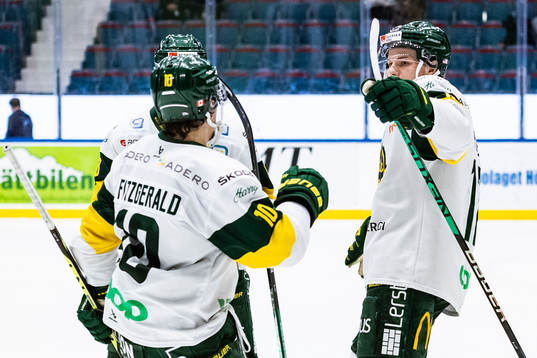 Björklövens Gerry Fitzgerald och Scott Pooley jublar