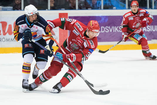 Modos Johan Södergran och Djurgårdens Noah Östlund