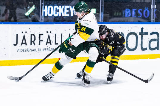 Björklövens Linus Cronholm och AIKs Oskar Magnusson
