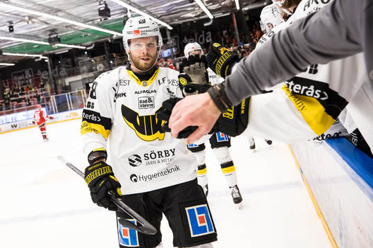 Västerås Lukas Zetterberg jublar
