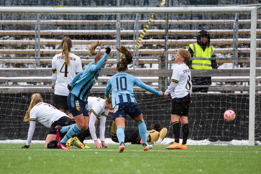 Djurgårdens Matilda Plan jublar