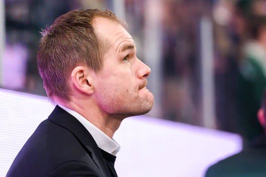 Färjestads huvudtränare Tomas Mitell