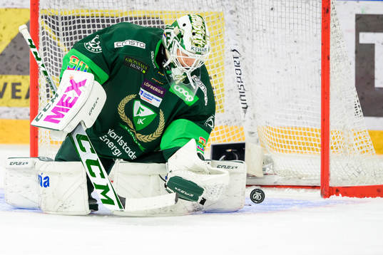 Färjestads målvakt Matthew Tomkins